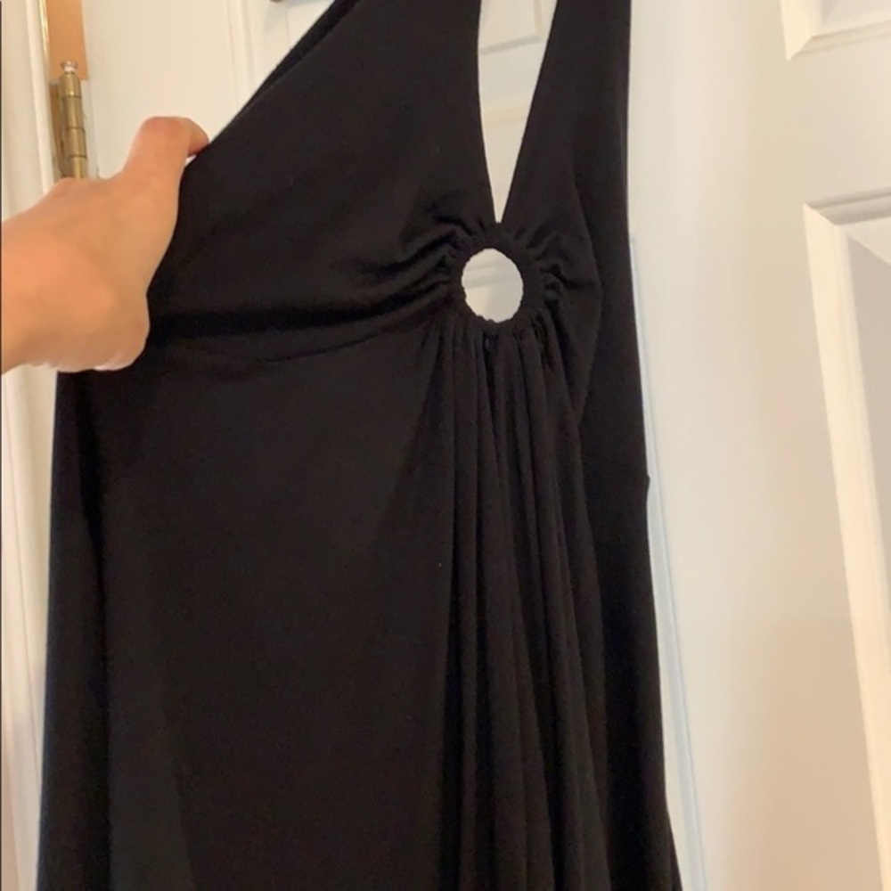 Open Back Black top size Large